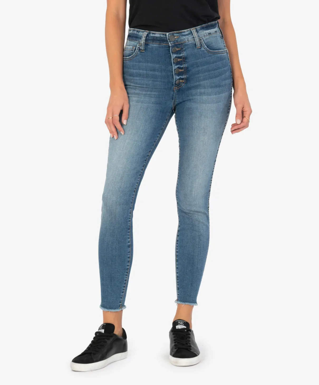 Kut Jeans | Connie High Rise Fab Ab Slim Fit Ankle Skinny