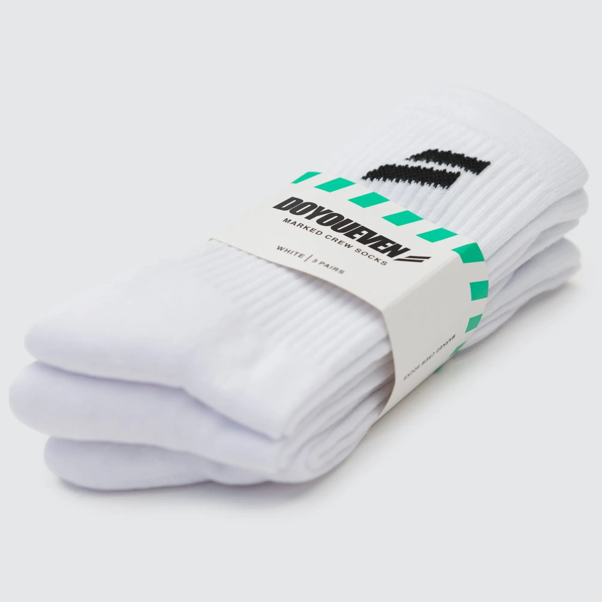 Mark Crew Socks 3pk - White