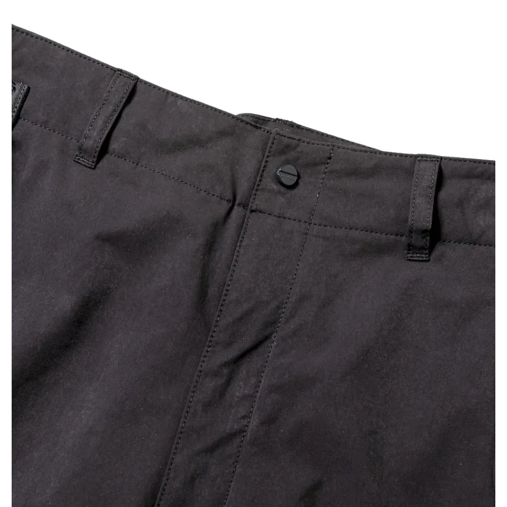 MEANSWHILE LIGHT MIL CLOTH SNOW PT-OFF BLACK