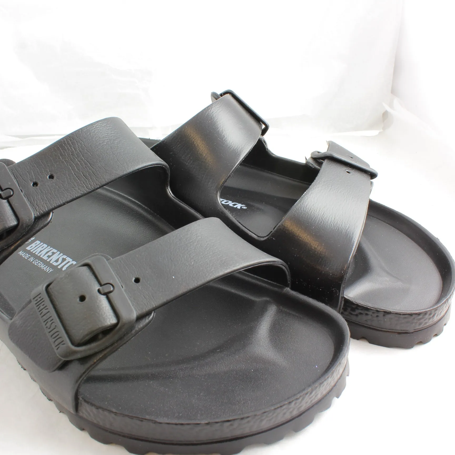 Mens Birkenstock Arizona Two Strap Black Eva