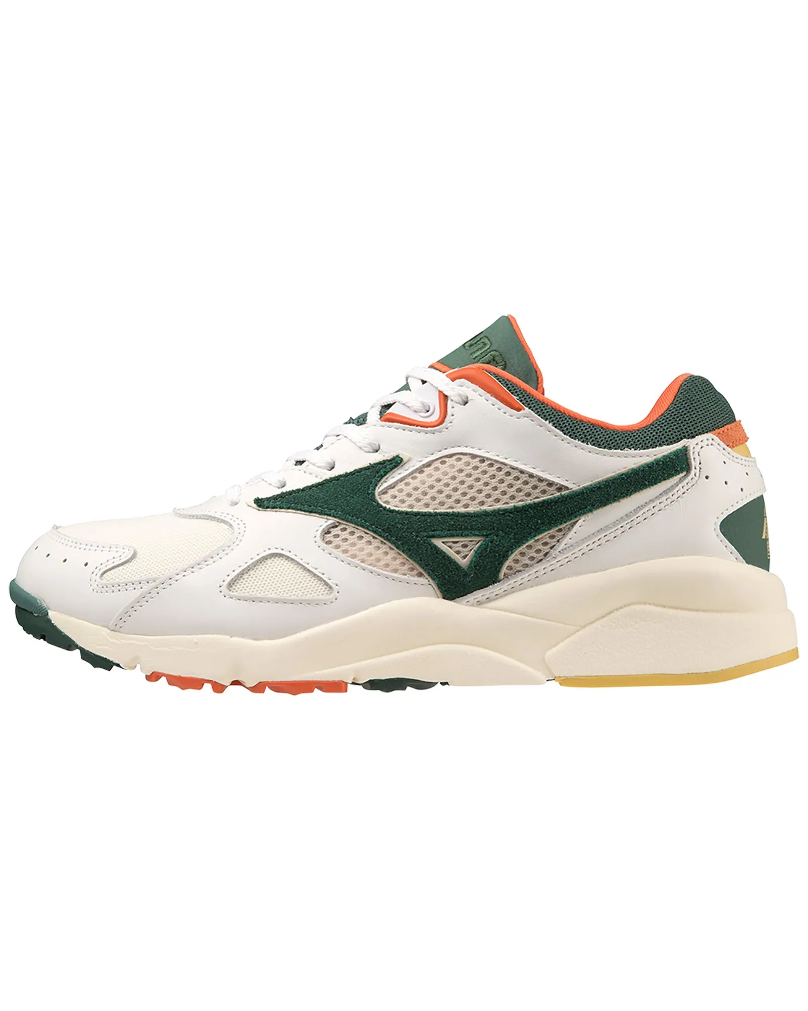 MIZUNO SKY MEDAL Snow White Bistro Green Mecca Orange