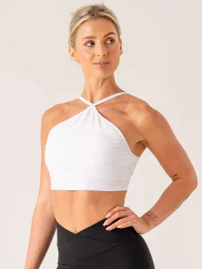 Momentum Tank Bra - Snow Grey Marl