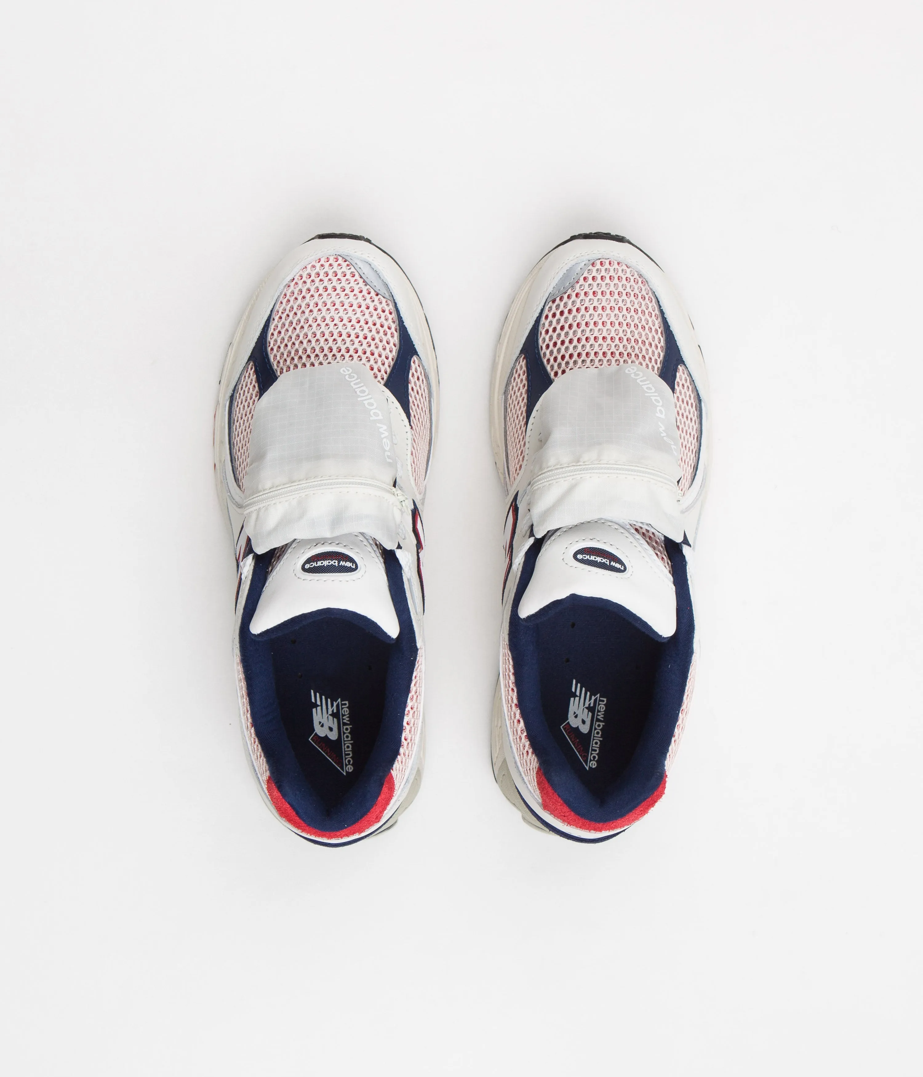 New Balance 2002R Shoes - Sea Salt / Red / Blue