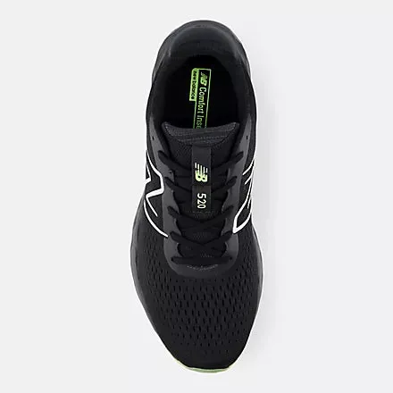 NEW BALANCE MEN'S 520 V8 BLACK SHOES