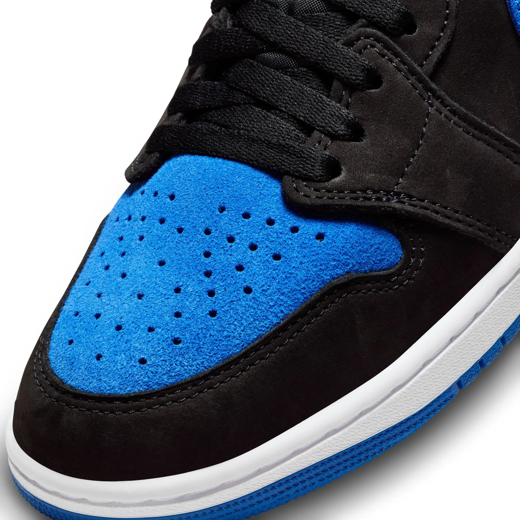 Nike Men's Air Jordan 1 High Shoes - Black / Royal Blue / White