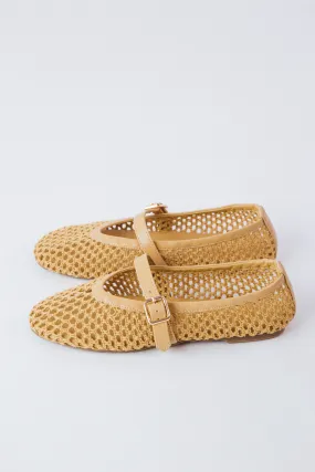 Nolita Fishnet Ballet Flat, Natural | Coconuts by Matisse