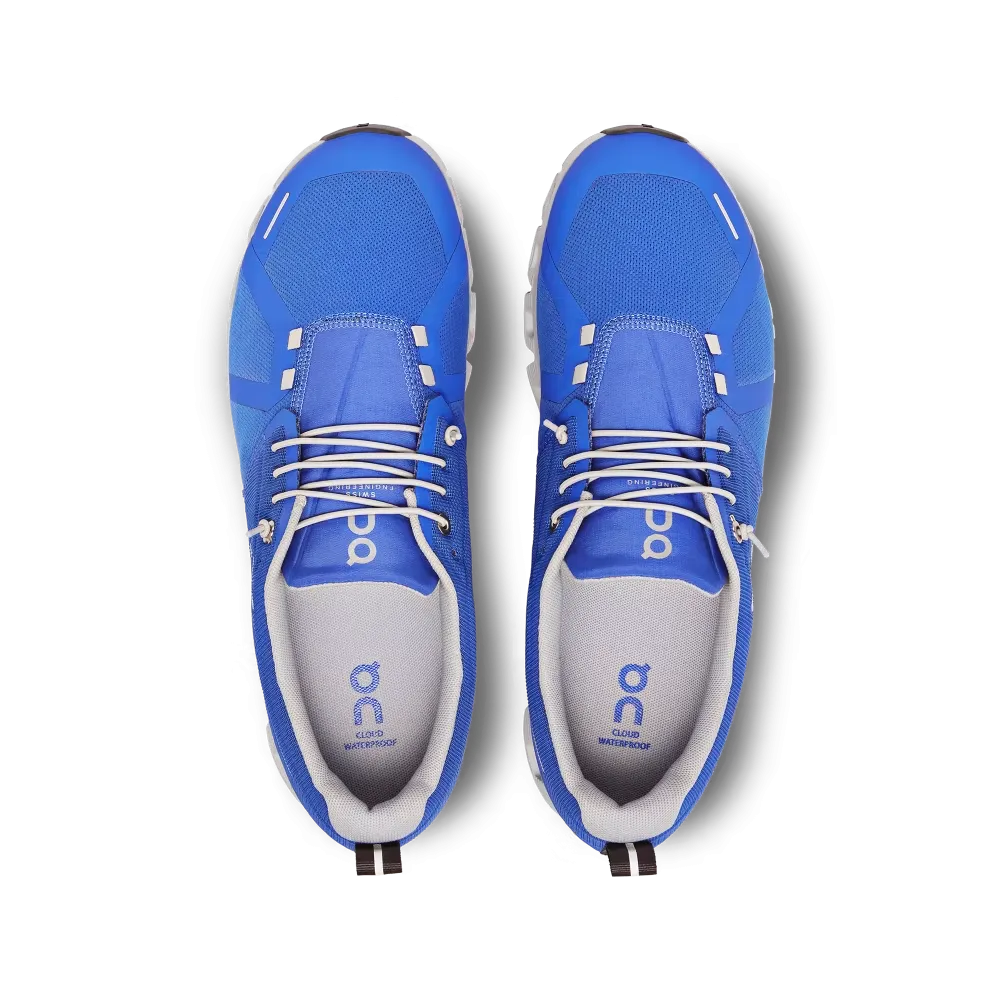 On Running Men's Cloud 5 Waterproof Shoes - Cobalt / Glacier