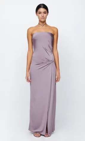 PETRA STRAPLESS MAXI DRESS - MAUVE