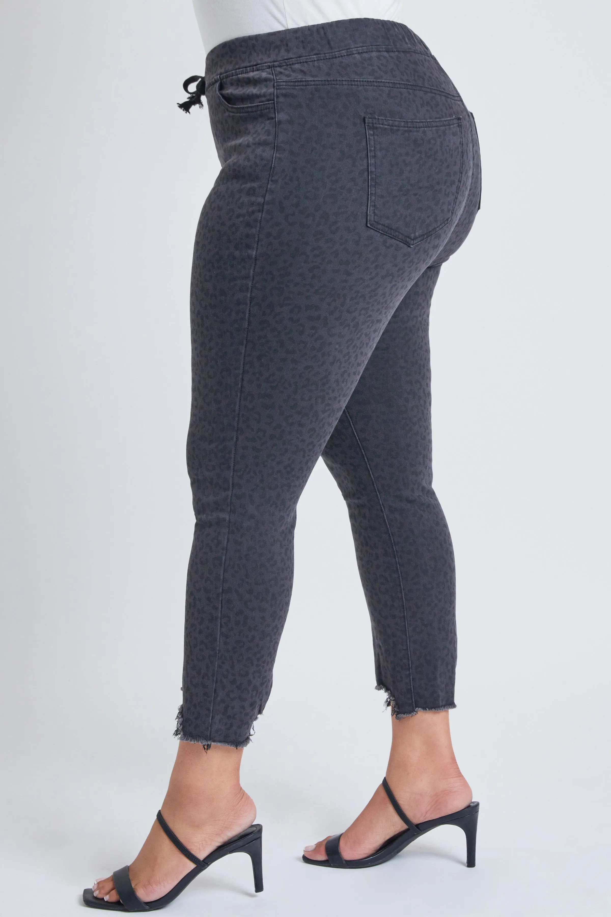 Plus Size Women's  Denim Ankle Jogger