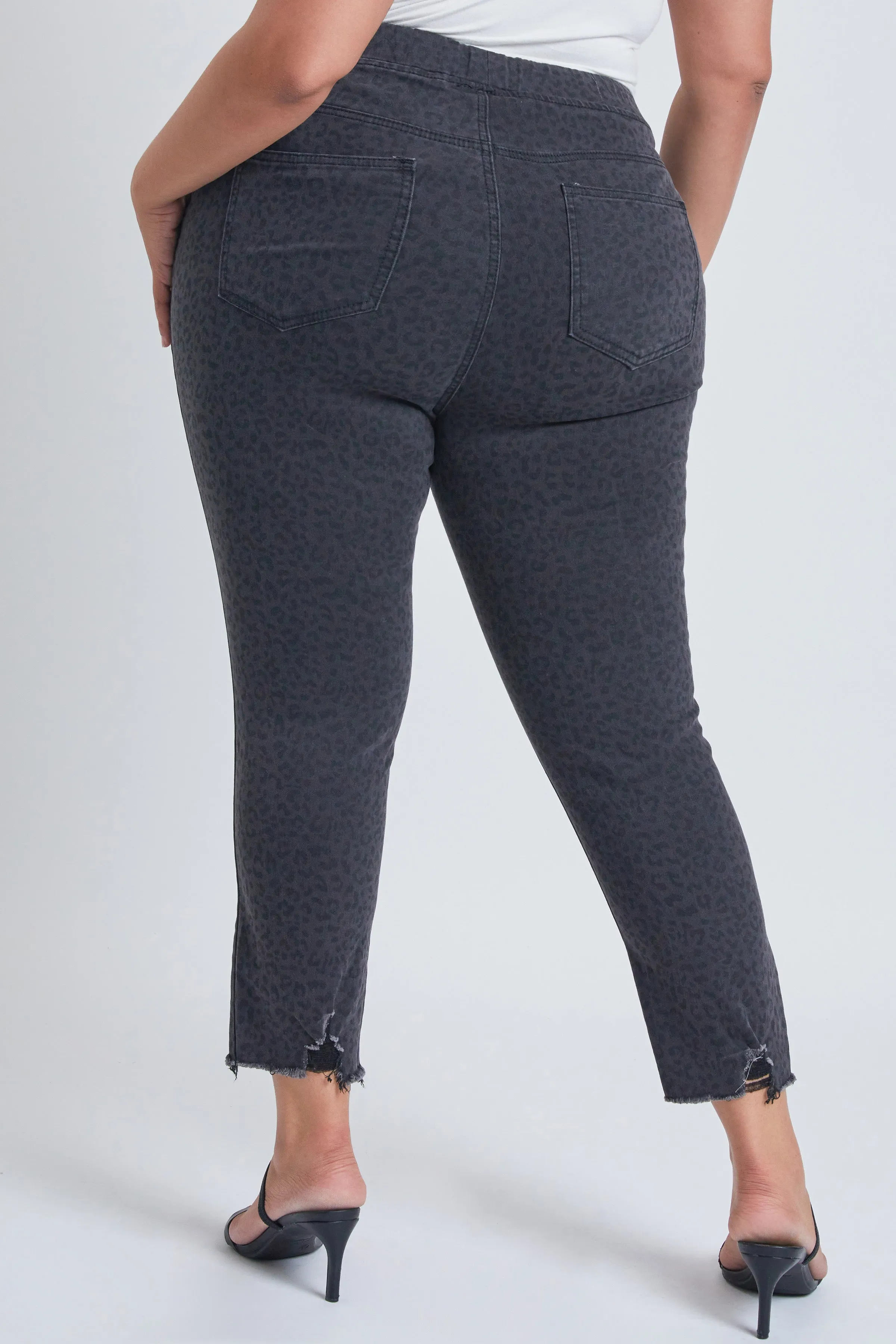 Plus Size Women's  Denim Ankle Jogger