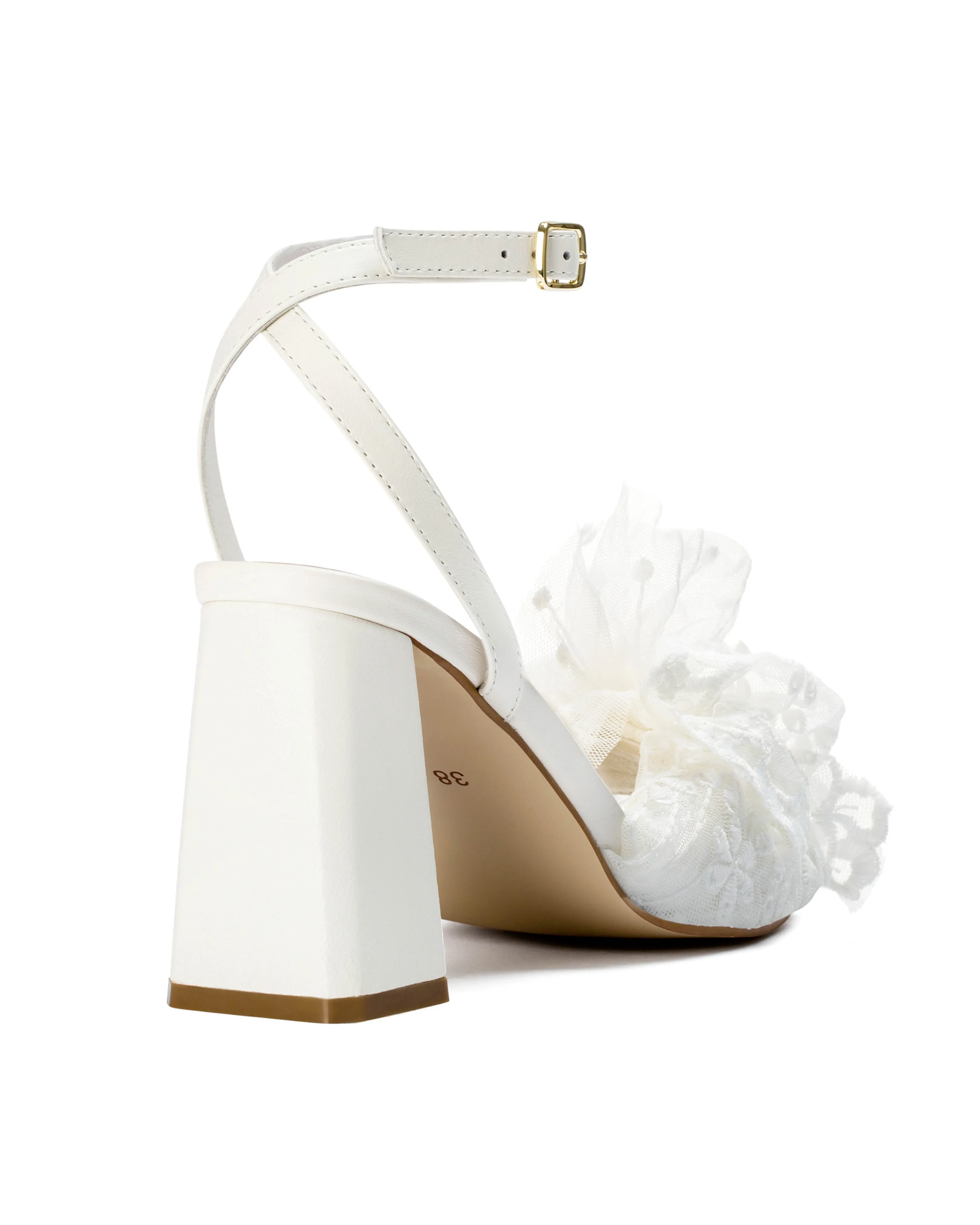 POETRY - LACE BOW BRIDAL SHOES - FINAL SALE!