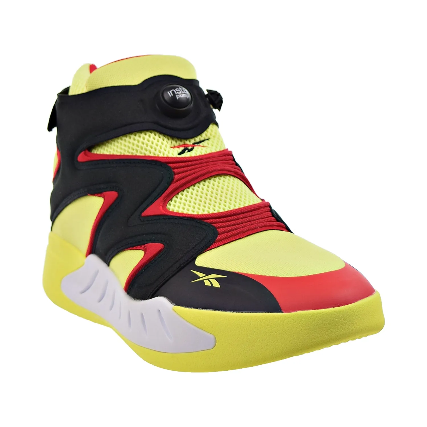 Reebok Instapump Fury Zone Men's Shoes Acid Yellow-Black-Vector Red