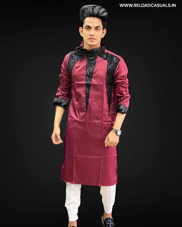 Shiny Crafted Designer Work Kurta