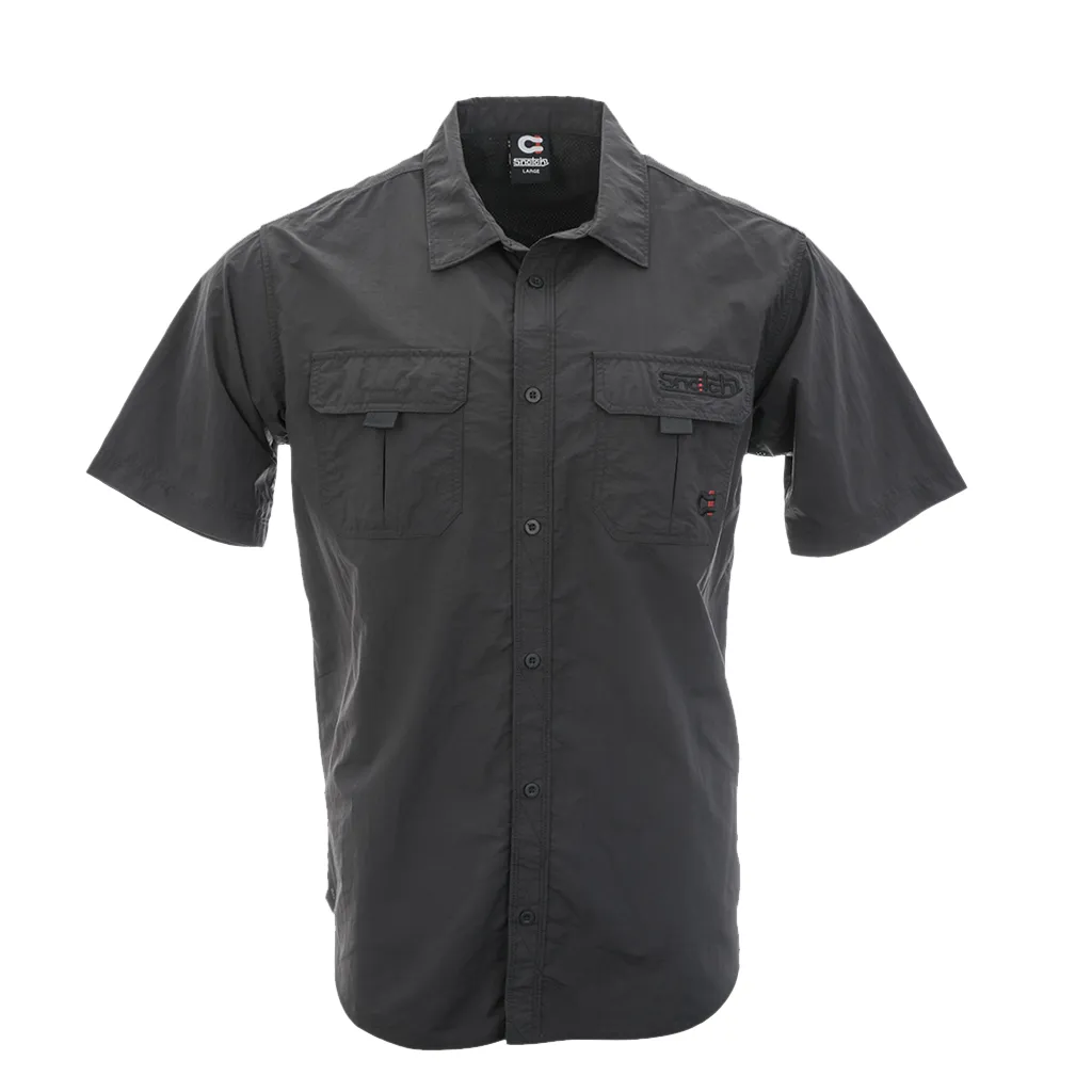 Snatch Short Sleeve Work Shirt Black - SM4001BK