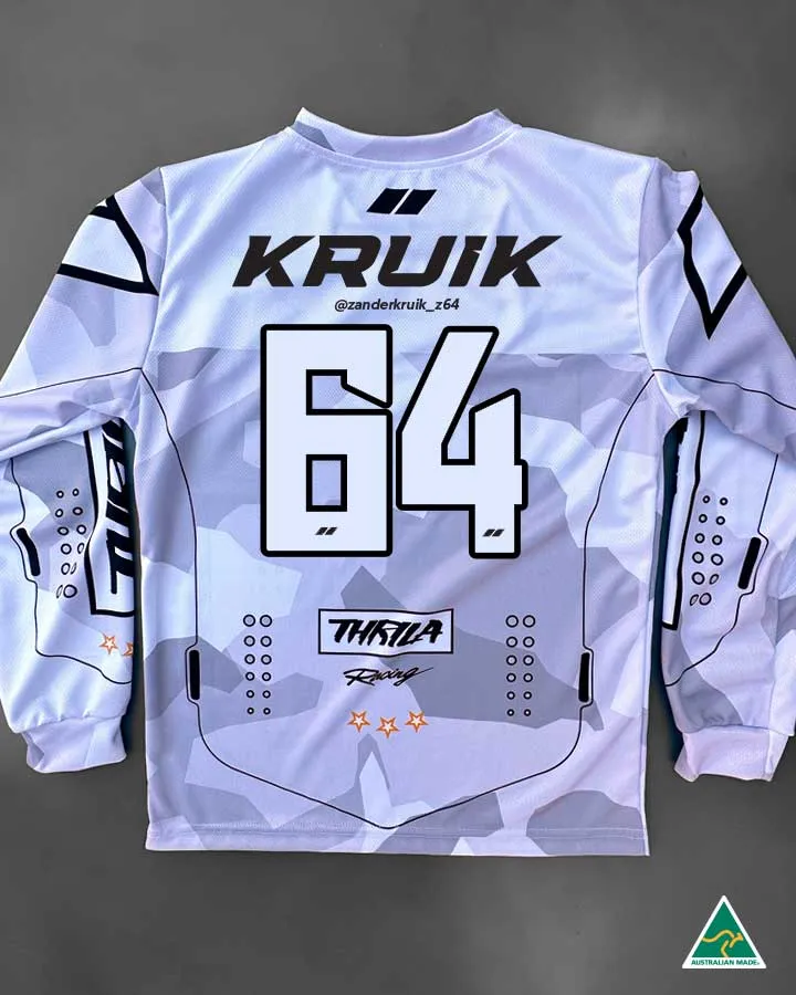 Snow Camo Jersey - Custom Name & No. | 12 Days