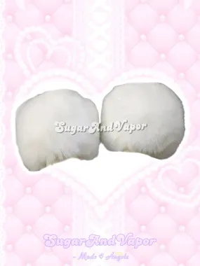 Snow Fairy Faux Fur Wrist Cuffs