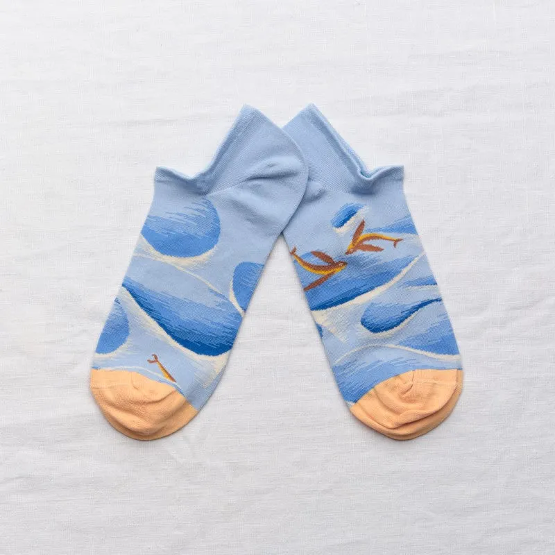 Socks - Ankle sock Sea Sky