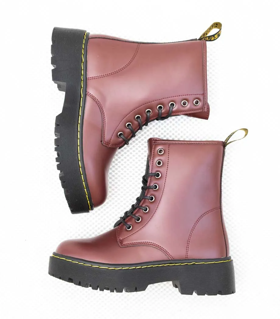 Soviet Doc Martin  Burg Ox Blood Boot