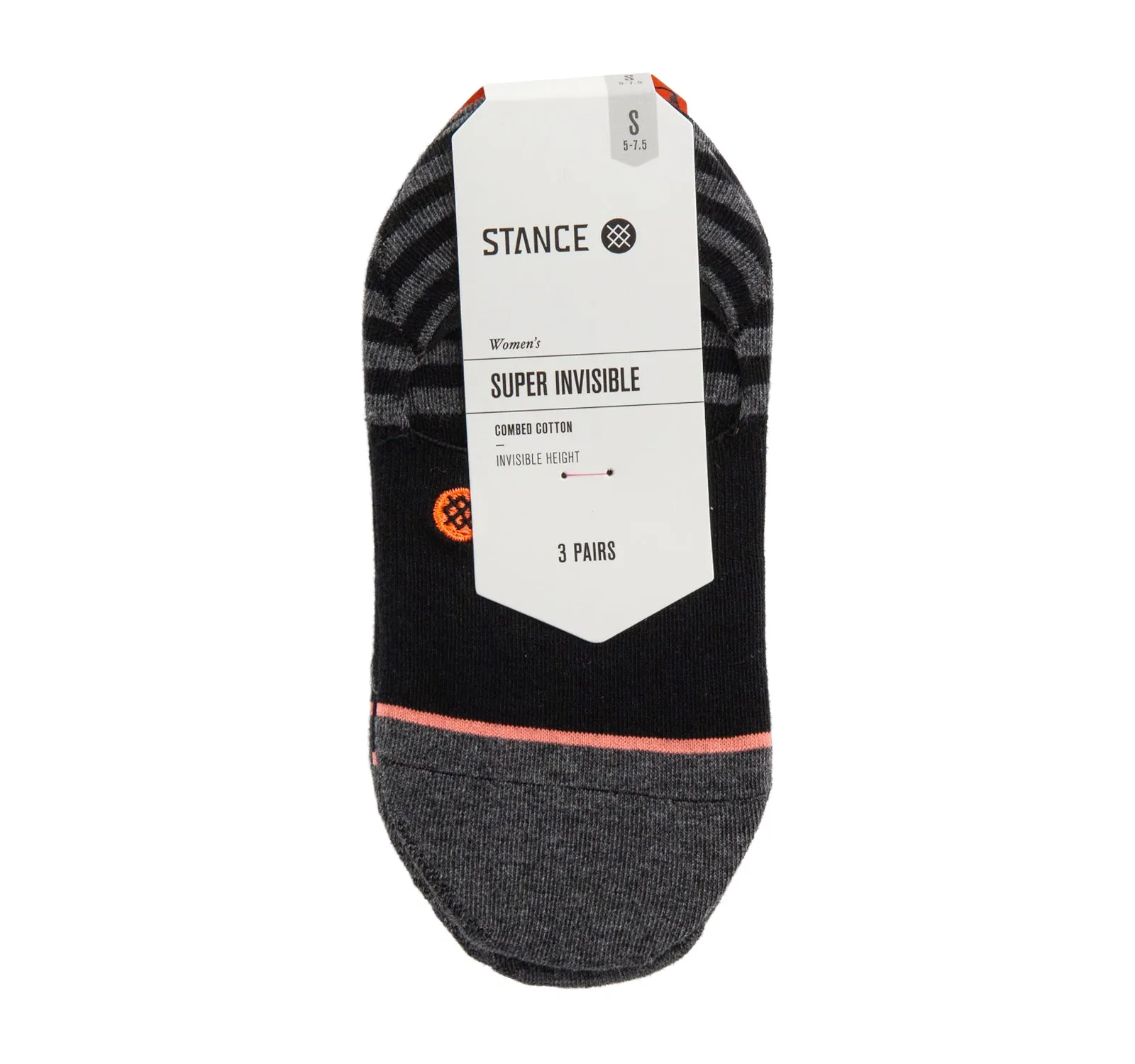 Stance Super Invisible 2.0 Women's Socks 3 Pack in Black