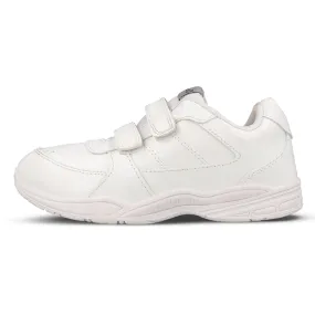 Walkaroo Senior Boys School Shoes - 570 White